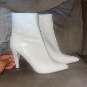 White booties